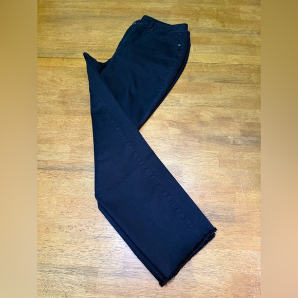 Talbots Slim Straight Black Jeans 12W - Picture 1 of 7